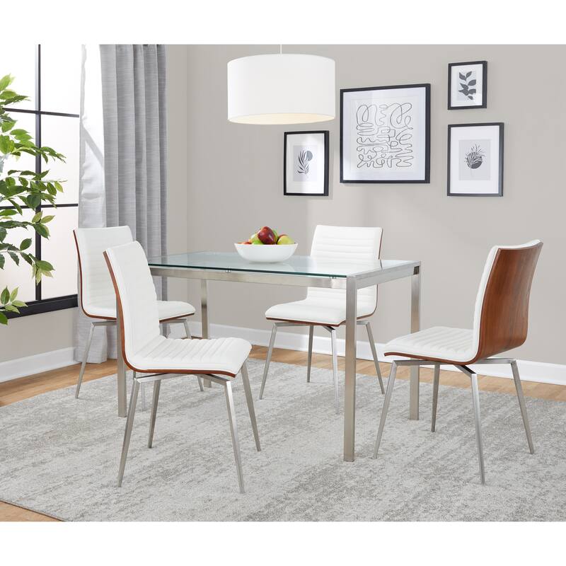 Strick & Bolton Forrest Tyra 5-Piece Dining Set with Swivel