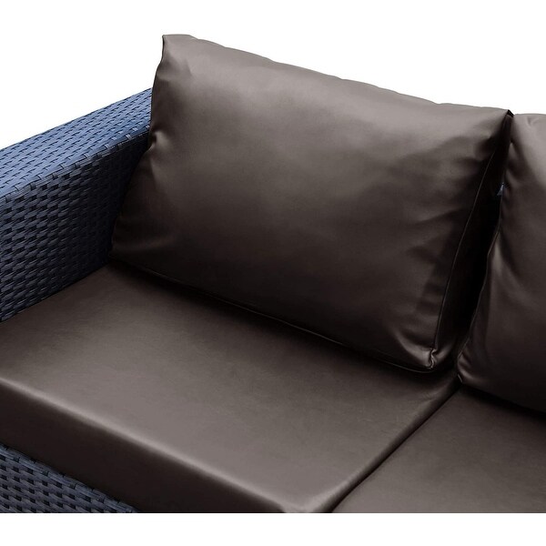 Leatherette cushion covers clearance