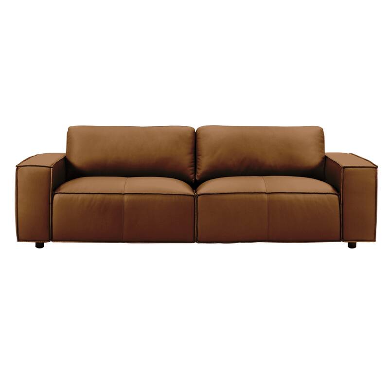 Clayton Top Grain Genuine Leather Loveseat, Sofa, or Living Room Set