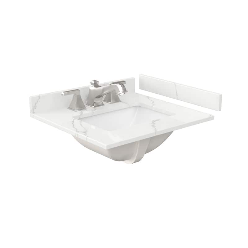 Wyndham Collection WCH7575-24S-QTZ-US3MXX Janna 24" Free Standing
