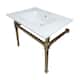 Option White / Brushed Brass