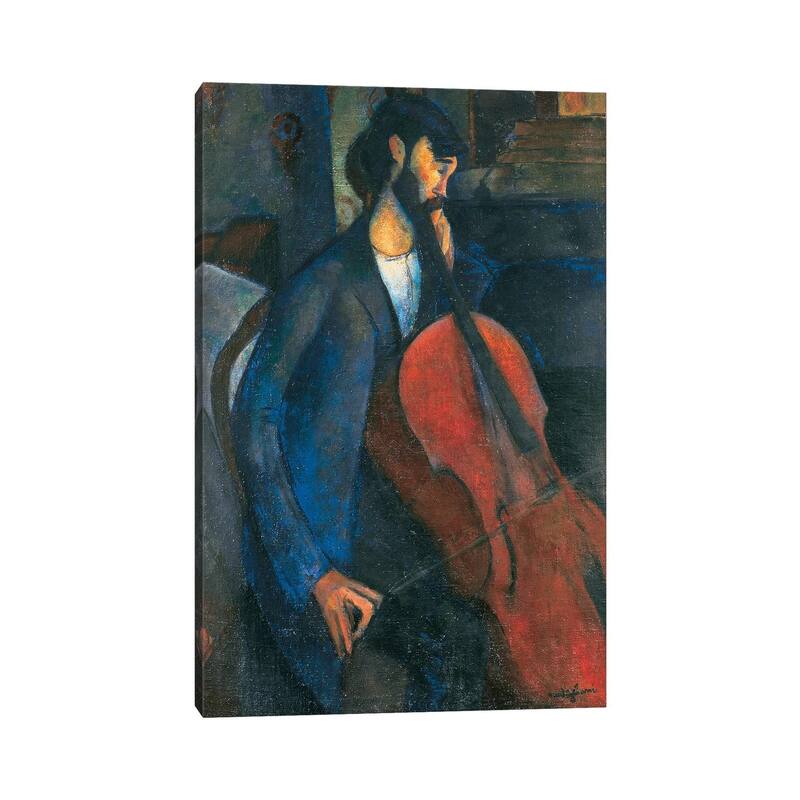 iCanvas "The Cellist, 1909 " by Amedeo Modigliani Canvas Print