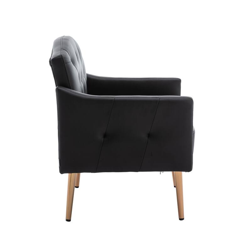 Tufted Decorative Fabric Armchair