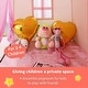 preview thumbnail 8 of 7, Kids Play Tent Princess Playhouse Pink Castle Play Tent