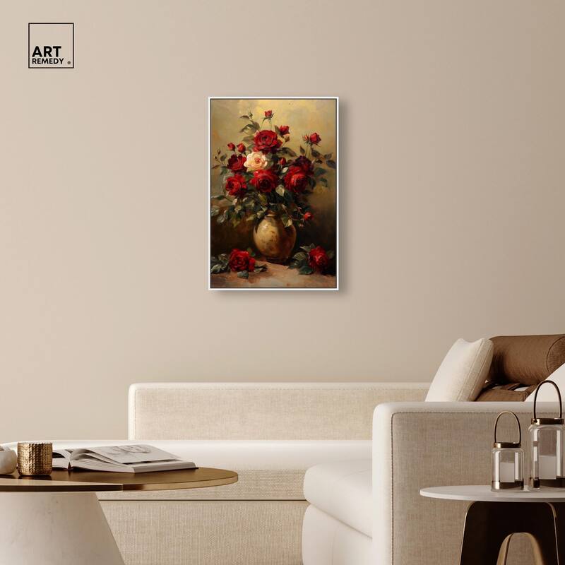 Lavish Lily Lament Canvas by Art Remedy