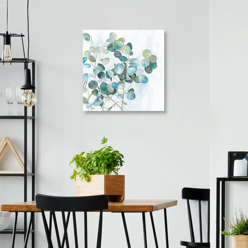 Eucalyptus in Pastel by Carson Lyons Canvas Art Print