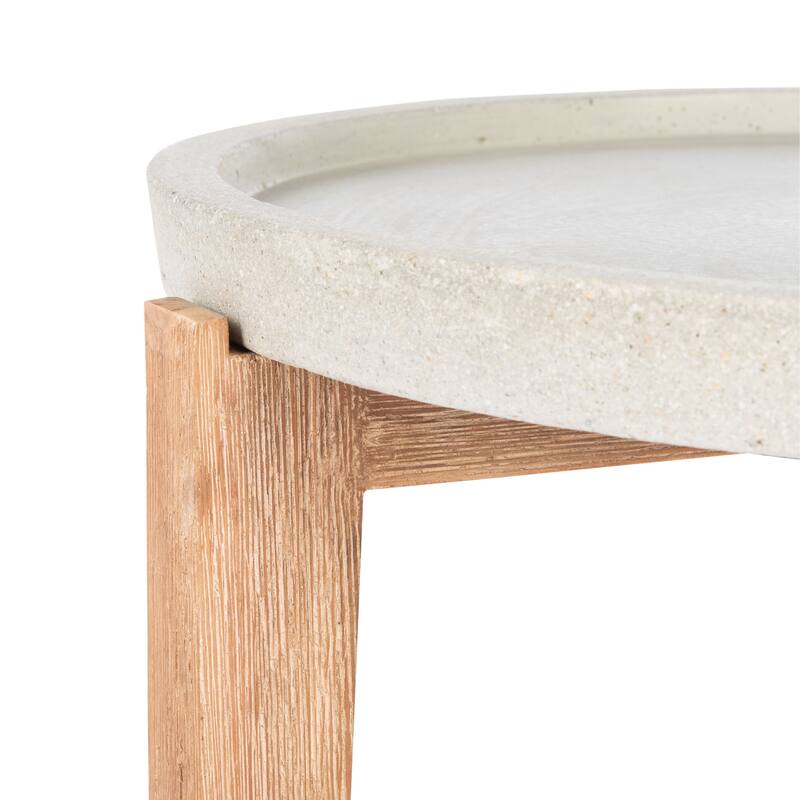 SAFAVIEH Outdoor Soraya Side Table - 21Wx21Dx19H