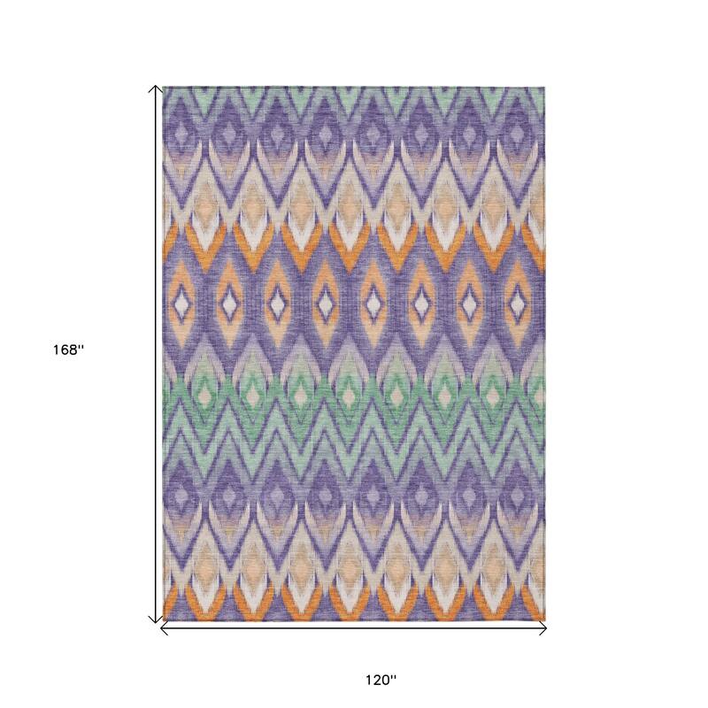 HomeRoots Southwestern Transitional Rectangle Outdoor Rug