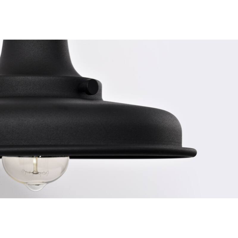 Morris Medium Outdoor Lantern Black Finish