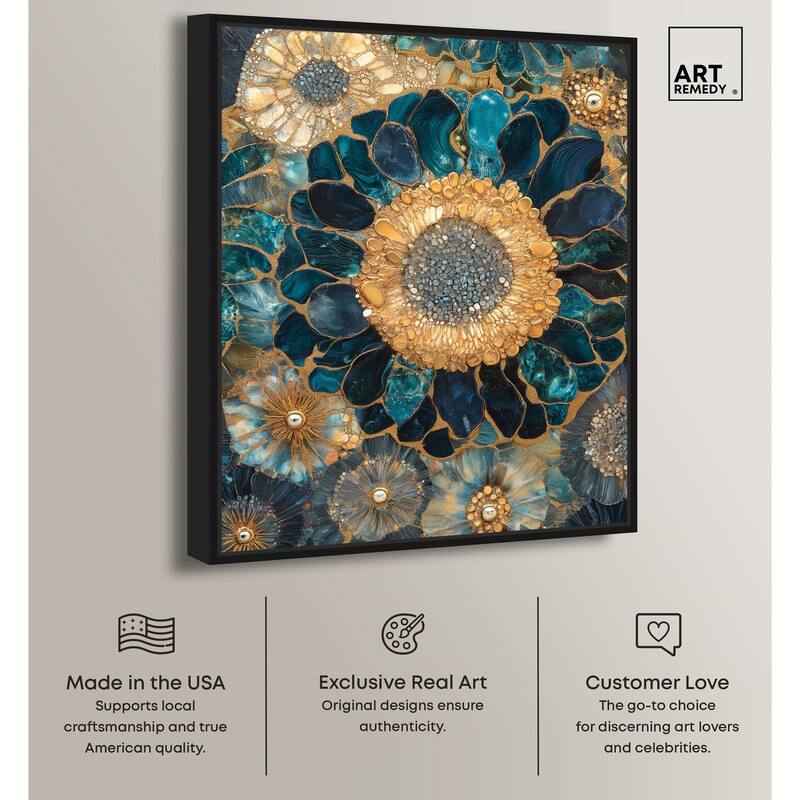 Opulent Geode II Canvas by Art Remedy