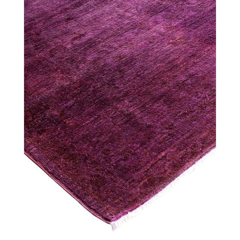 Vibrance One-of-a-Kind Hand-Knotted Area Rug - Pink, 6' 1" x 8' 10" - 6' 1" x 8' 10"