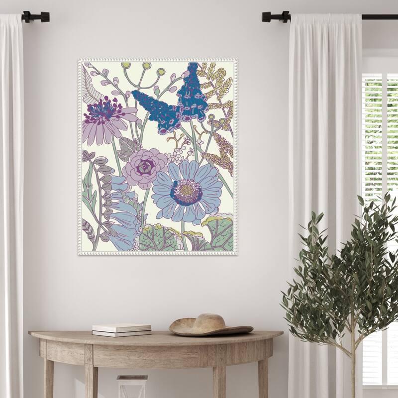 Graphic Garden No. 4 by Chariklia Zarris Framed Canvas Wall Art Print