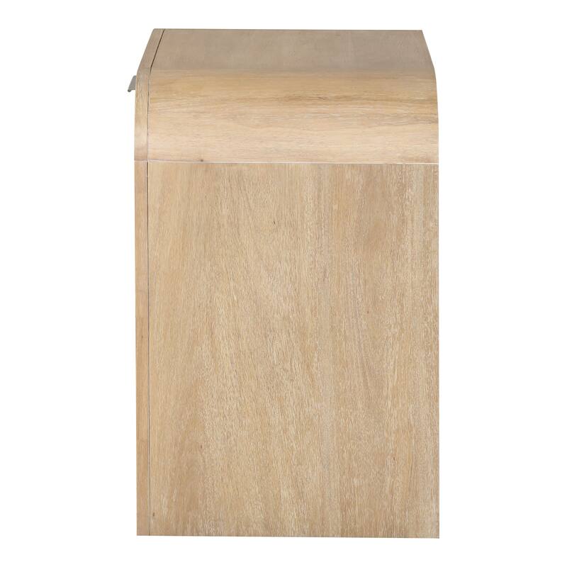 Furniture of America Elowyn 5-Piece Natural Wood Panel Bedroom Set