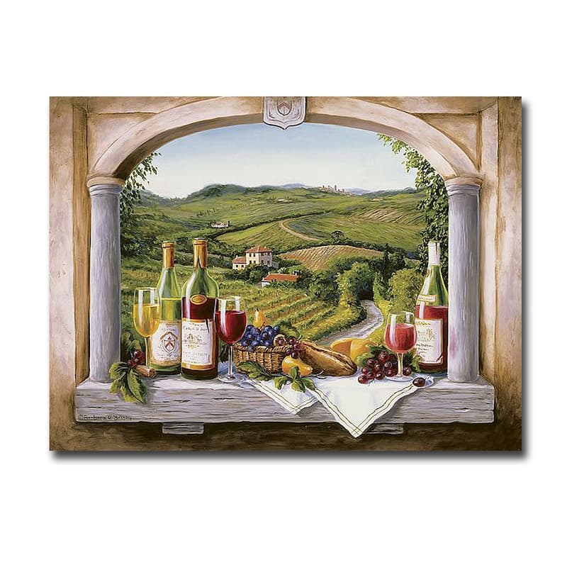 Vineyard Reverie by Barbara Felisky Gallery Wrapped Canvas Giclee Art (24 in x 32 in)