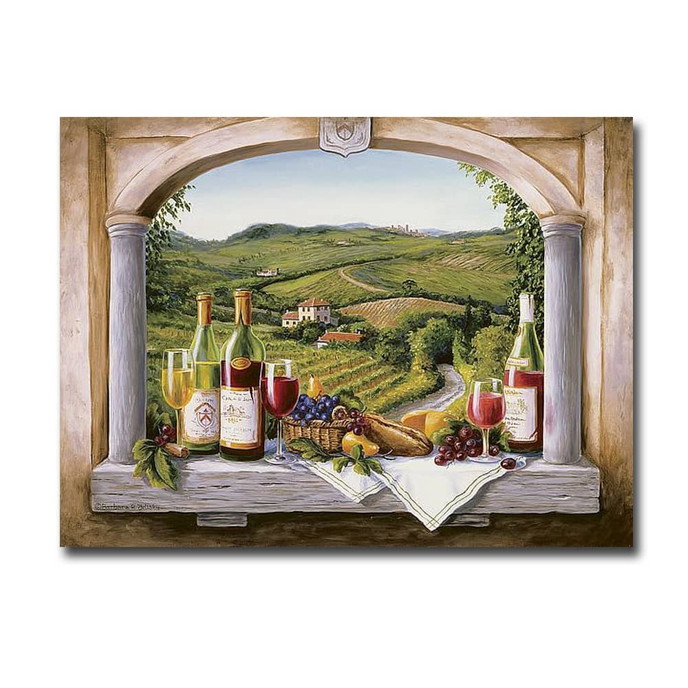 Vineyard Reverie by Barbara Felisky Gallery Wrapped Canvas Giclee Art (24 in x 32 in)
