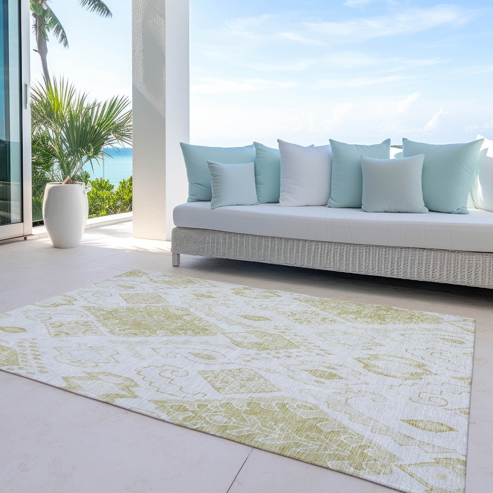 Machine Washable Indoor/ Outdoor Chantille Global Boho Rug