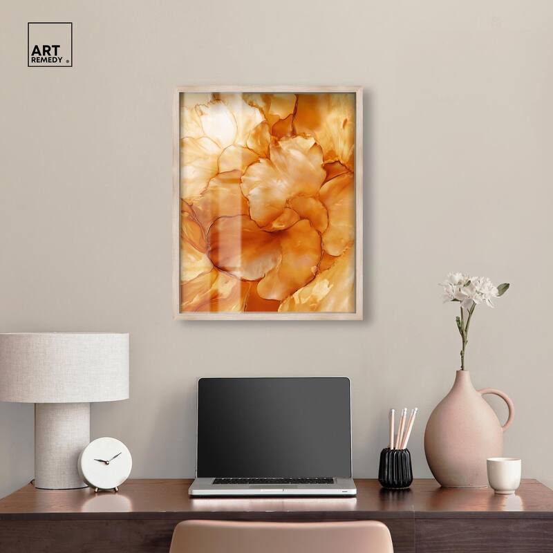 Sunlit Bloom II Shadowbox by Art Remedy