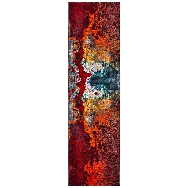 Shop Safavieh Glacier Liliana Watercolor Modern Abstract Rug On