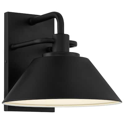 Avalon Large Outdoor LED Wall Mount - Black.