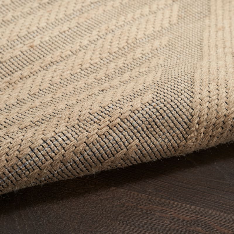 Nourison Washable Indoor Geometric Jute Area Rug