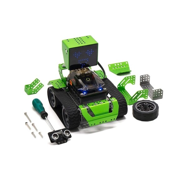 Shop Robobloq Metal Blocks Qoopers Robot Building Kit 6 In 1 Robotics For Kids Age 8 Stem Education Toy 174 Pieces Overstock 25559617