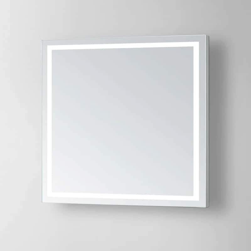 Modern Mirrors Aura Bathroom Mirror with LED Lights and Dimmer Switch