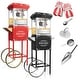 preview thumbnail 1 of 13, Vintage Style Popcorn Machine Popper with Cart and 4oz Kettle
