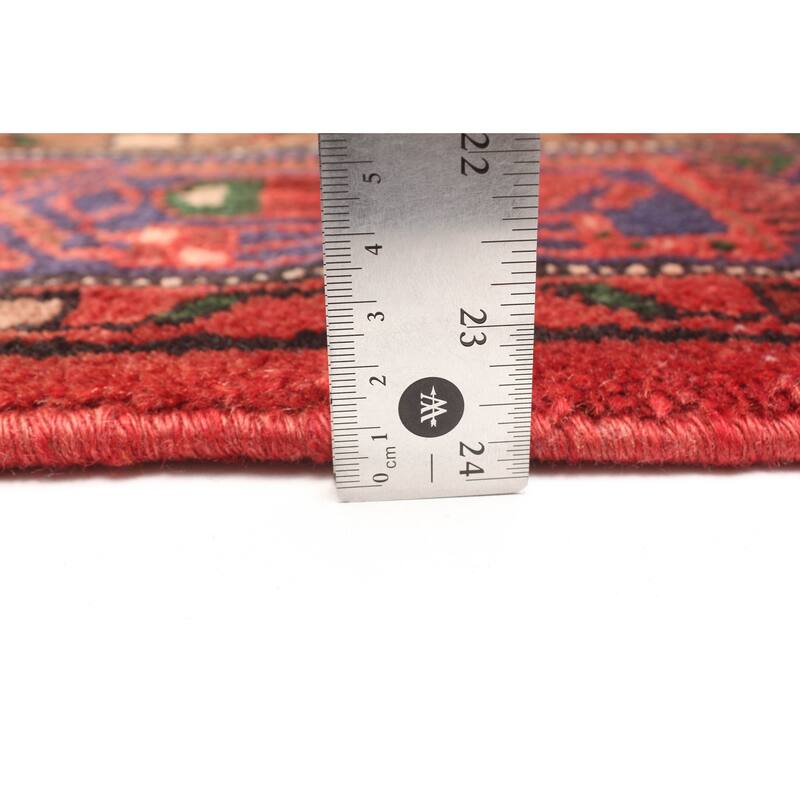 ECARPETGALLERY Hand-knotted Andelz Red Wool Rug - 4'8 x 7'3