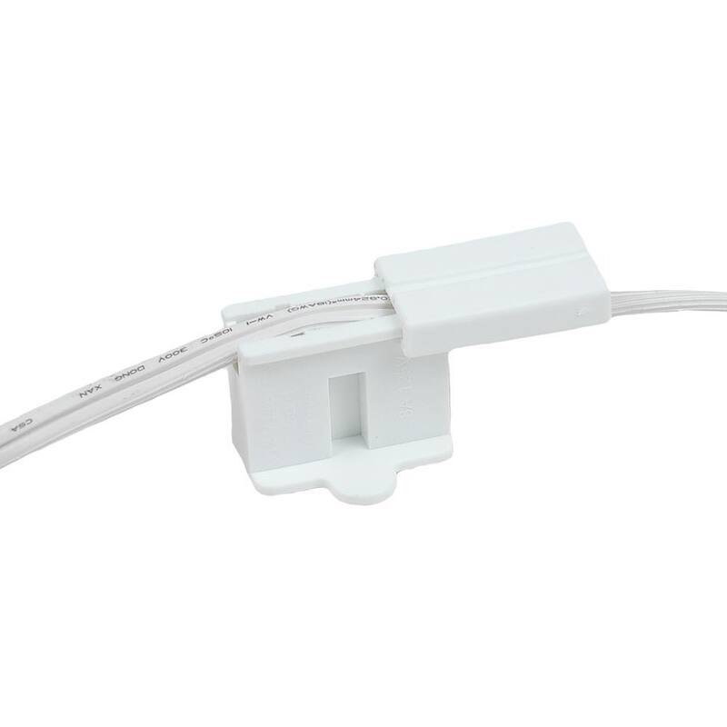 SPT1 Female Plug, Snap On Vampire Plugs, White, Polarized, 8 AMP, 5 Pack - Medium