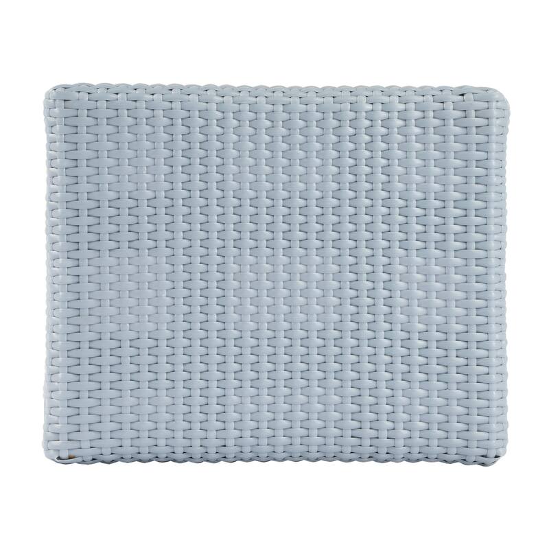 Robias 24.5" Rattan Rectangular Counter Stool