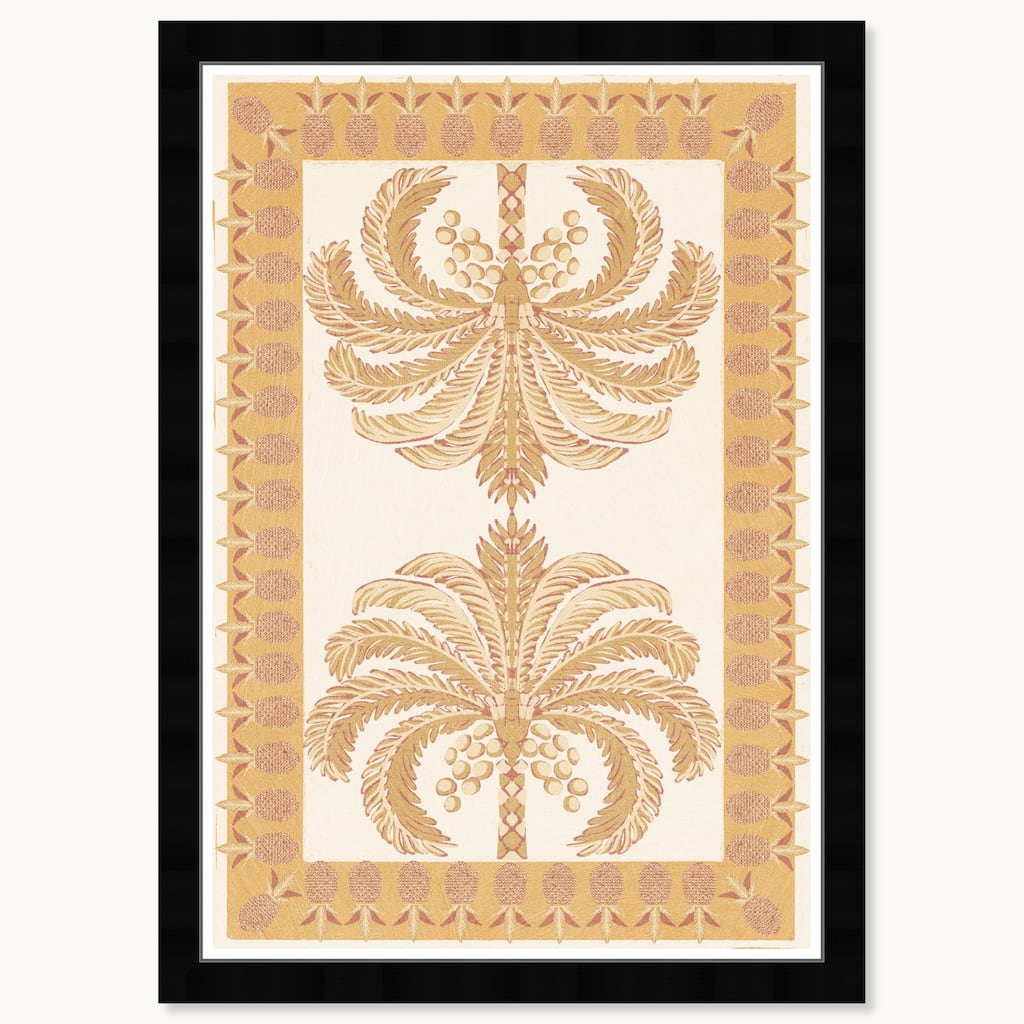 Wynwood Studio Tropical Palm Tapestry Framed Tropical Chinoiserie Art Prints