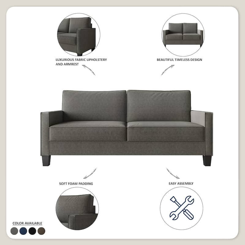 Clayfell Marcia Square Arm Living Room Set