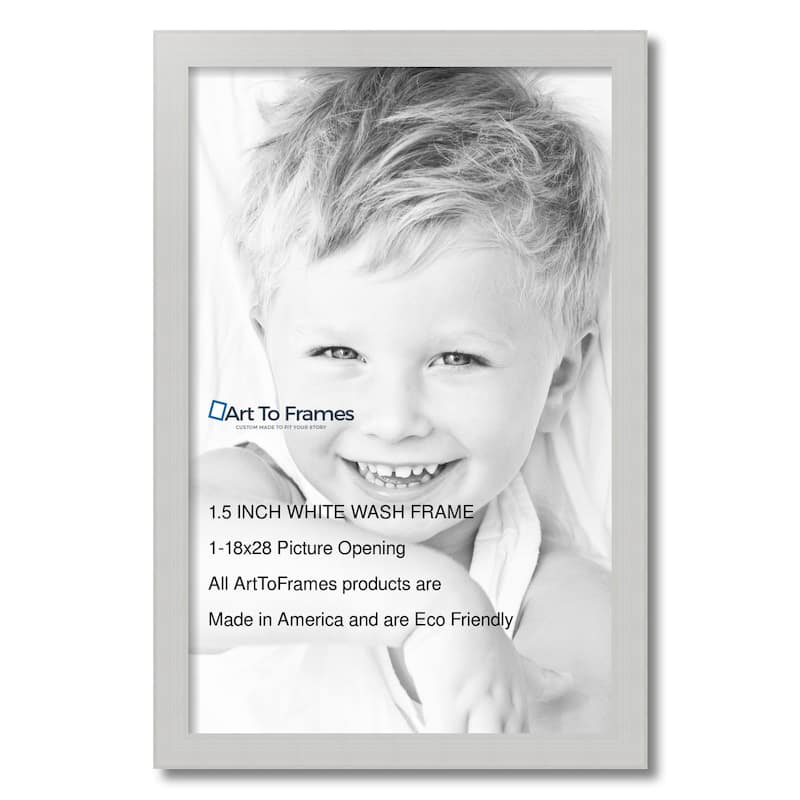 ArtToFrames Rustic Waves 18x28 Inch Picture Frame, 1.50 Inch Wood Poster Frame Available in Multiple Colors (56673-18x28)