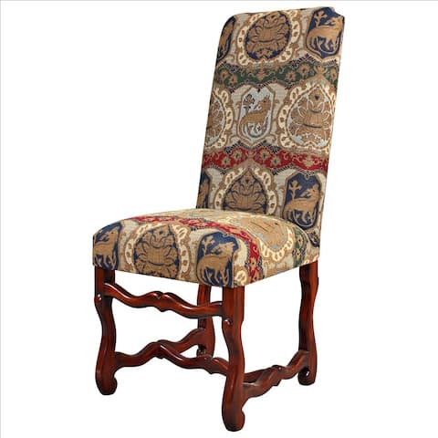 Design Toscano Chateau DuMonde Coat of Arms Dining Side Chair
