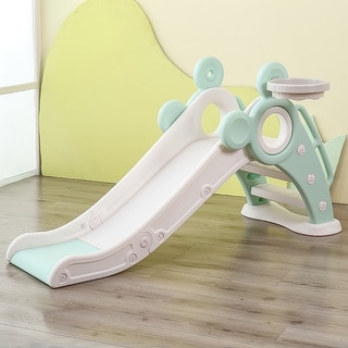 Toddler Folding Slide Plastic Kids Slide with Stairs - On Sale - Bed ...