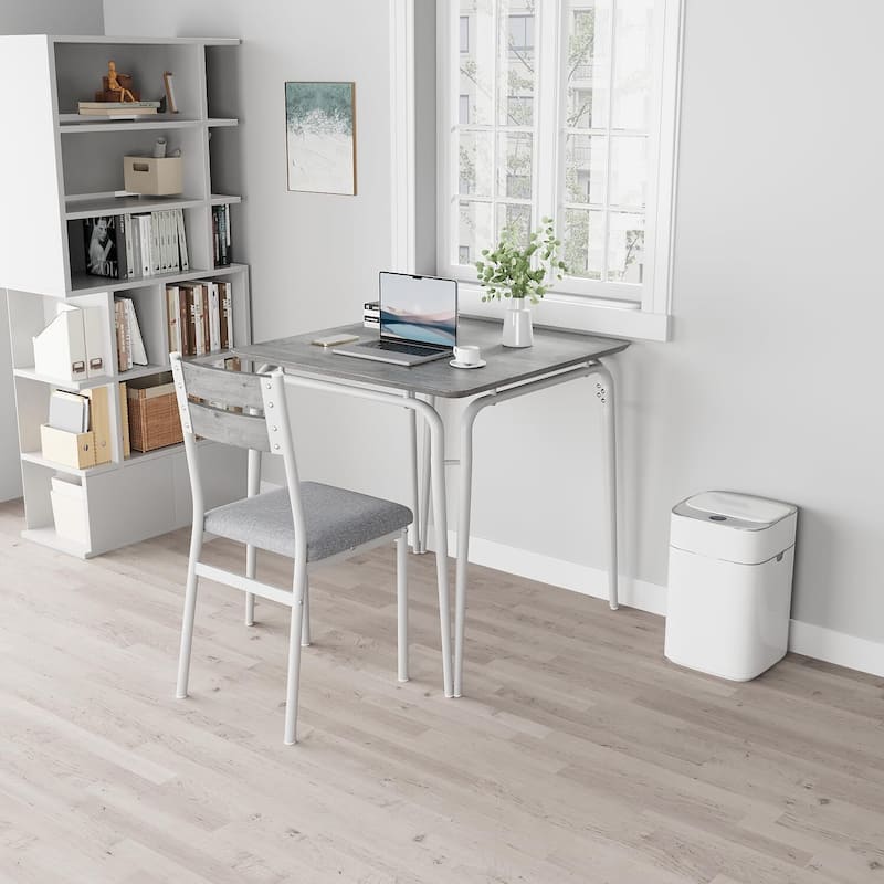 Dining Table for 2, Space Saving Square Dinette for Kitchen, Dining Room