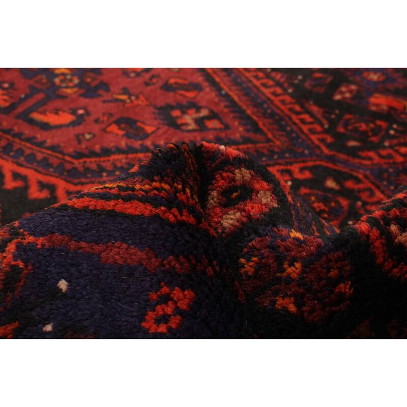 ECARPETGALLERY Hand-knotted Andelz Black Wool Rug - 4'1 x 9'6