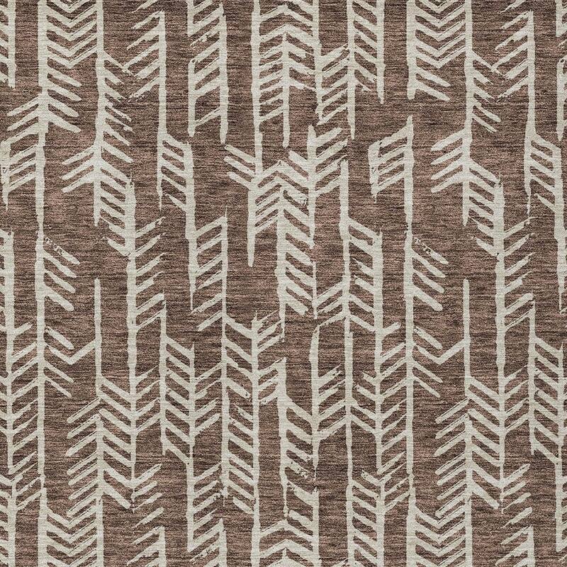 HomeRoots Tribal Transitional Rectangle Outdoor Rug