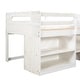 preview thumbnail 53 of 55, Multifunctional Design Loft Bed with Two Shelves and Two Drawers, Maximized Storage Space, Twin Size
