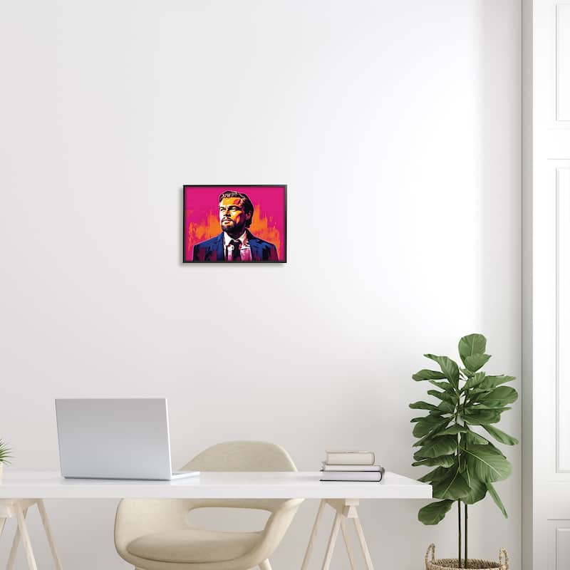 Stupell Leonardo DiCaprio on Framed Giclee Art Design by Birch&Ink
