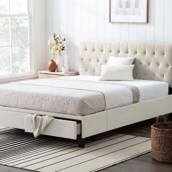 Brookside Anna Upholstered Storage Bed With Drawers On Sale Overstock 30884528