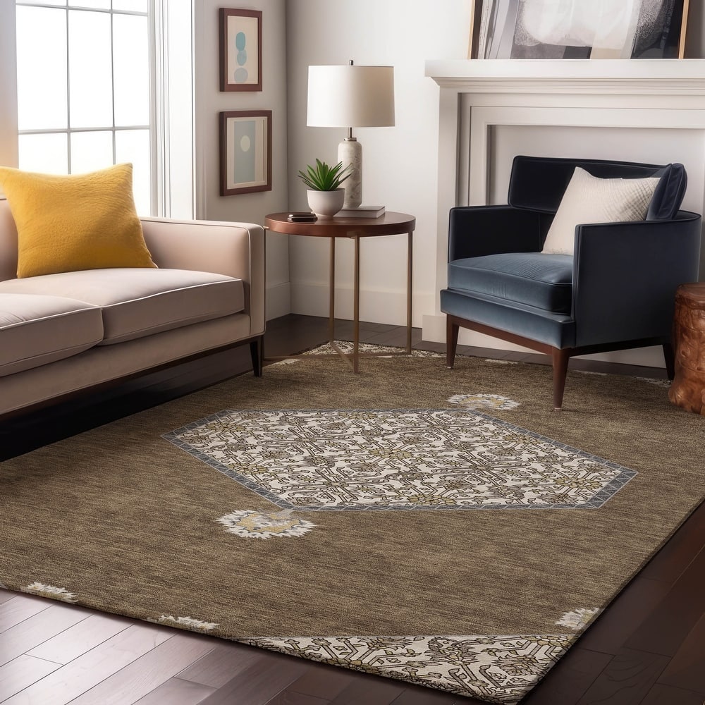 Premium Washable Super Soft Traditional Global Mayfield Rug
