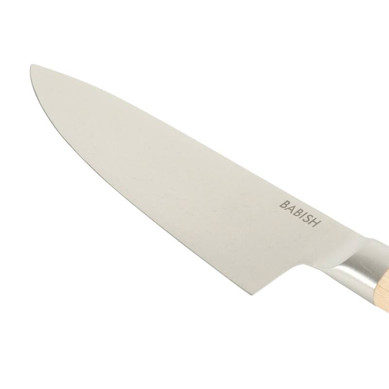 Babish High Carbon 1.4116 German Steel Full Tang 8-Inch Chef Knife - for Chopping, Slicing, Dicing & Everyday Prep