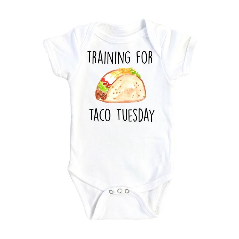 Taco Tuesday - Baby Boy Girl Clothes Infant Bodysuit Funny Cute Newborn - White - 6-9M