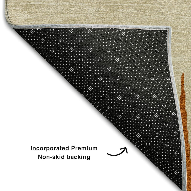 Premium Washable Super Soft Modern Spikes Mayfield Rug