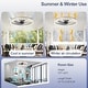 preview thumbnail 31 of 59, Low Profile Ceiling Fan with Light: 20-16 Inch, App Remote Control, Dimmable 3 CCT LED, 6 Wind Speeds, Ultra Quiet