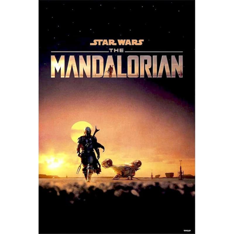 The Mandalorian Dusk Art Poster - 24 x 36 Inch