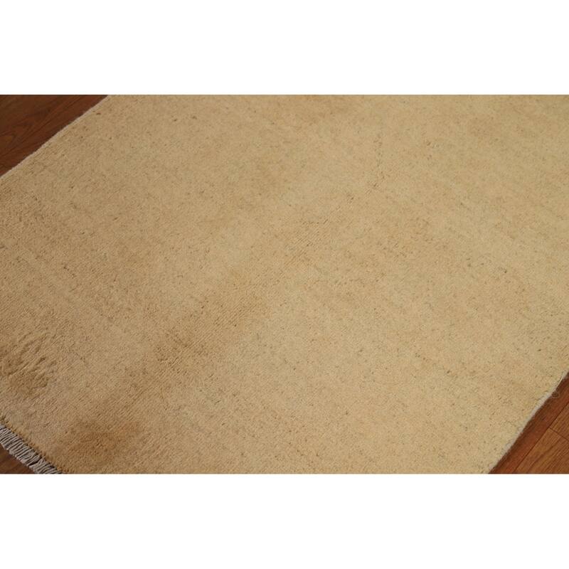 Modern Gabbeh Oriental Foyer Rug Handmade Wool Carpet - 2'7"x 3'10"