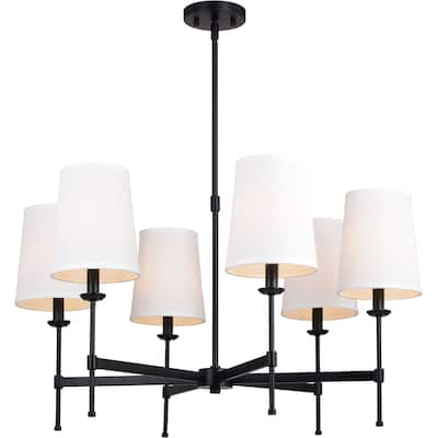Vaxcel Lighting H0288 Camden 6 Light 30" Wide Chandelier