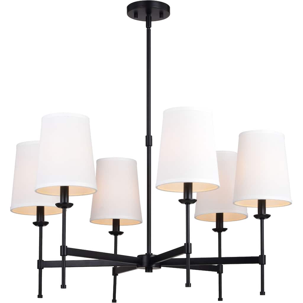 Vaxcel Lighting H0288 Camden 6 Light 30" Wide Chandelier